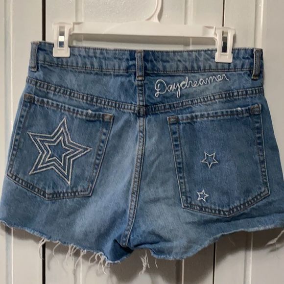 H&M Coachella Cut off Jean Shorts size 10 - Picture 5 of 10